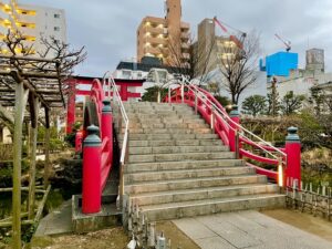 亀戸神社の太鼓橋